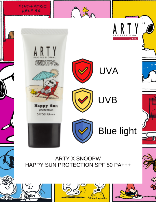 ARTY x Snoopy HAPPY SUN PROTECTION SPF 50 PA+++